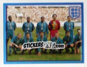 Sticker England Team Photo (vs Georgia Away) - England 1998 n. 28 - Merlin