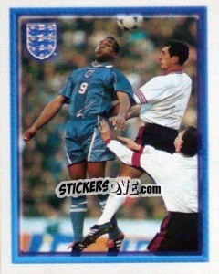 Sticker Les Ferdinand (vs Georgia Away) - England 1998 - Merlin