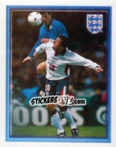 Sticker Matt Le Tissier (vs Italy Home) - England 1998 - Merlin