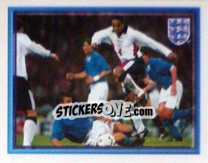 Sticker Paul Ince (vs Italy Home) - England 1998 n. 40 - Merlin