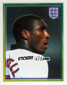 Sticker Sol Campbell (Player Profile) - England 1998 - Merlin