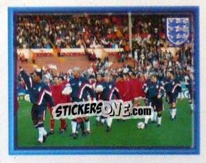 Sticker England Players (vs Mexico Friendly)
