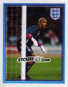 Cromo David James (vs Mexico Friendly) - England 1998 - Merlin