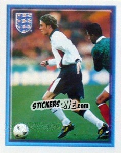 Sticker Steve McManaman (vs Mexico Friendly) - England 1998 - Merlin