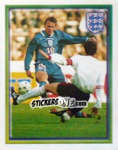 Sticker Teddy Sheringham (Player Profile) - England 1998 - Merlin