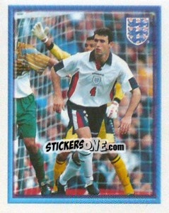 Sticker Martin Keown (vs South Africa Friendly) - England 1998 - Merlin