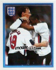 Sticker Paul Scholes scores (vs Italy Le Tournoi De France) - England 1998 n. 86 - Merlin