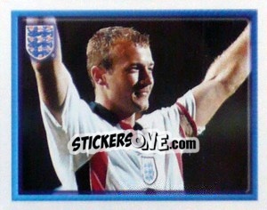 Sticker Alan Shearer (vs France Le Tournoi De France) - England 1998 - Merlin