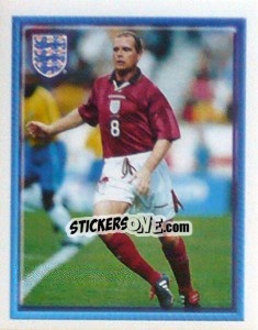 Sticker Paul Gascoigne (vs Brazil Le Tournoi De France) - England 1998 - Merlin