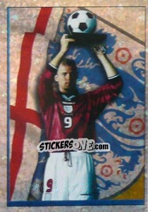 Sticker Alan Shearer (Player Profile) - England 1998 n. 105 - Merlin