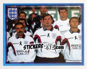 Cromo Tribute to Diana (vs Moldova Home) - England 1998 - Merlin