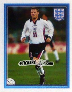 Cromo David Batty (vs Italy Away) - England 1998 - Merlin
