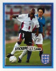 Sticker Ian Wright (vs Italy Away) - England 1998 n. 121 - Merlin