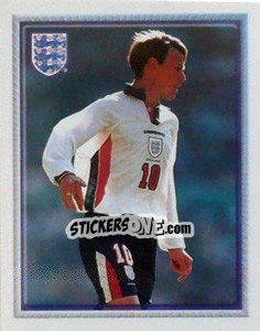 Sticker Teddy Sheringham - England 1998 - Merlin