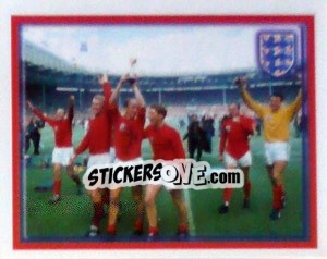 Sticker England Team WC-1966 Winner