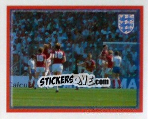 Sticker Bryan Robson scores WC-1982 - England 1998 n. 169 - Merlin