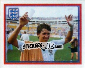 Sticker Gary Lineker Golden Boot Winner WC-1986 - England 1998 n. 170 - Merlin