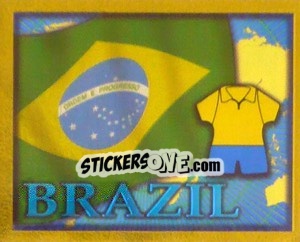 Cromo National Flag & Kit - England 1998 n. 176 - Merlin