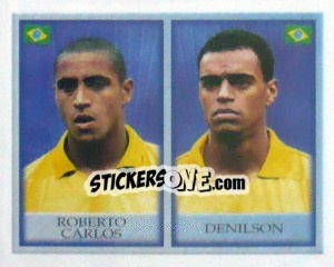 Sticker Roberto Carlos / Denilson - England 1998 n. 179 - Merlin