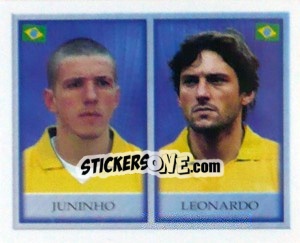 Sticker Juninho / Leonardo - England 1998 n. 181 - Merlin