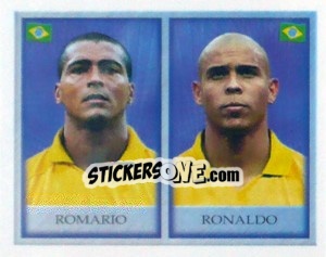 Sticker Romario / Ronaldo - England 1998 n. 182 - Merlin