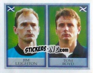 Sticker Jim Leighton / Tim Boyd - England 1998 n. 184 - Merlin