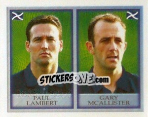 Sticker Paul Lambert / Gary McAllister - England 1998 - Merlin