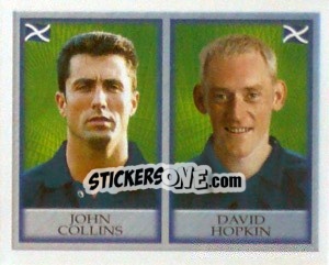 Sticker John Collins / David Hopkin - England 1998 n. 188 - Merlin