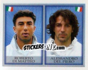 Sticker Roberto Di Matteo / Alessandro Del Piero - England 1998 n. 198 - Merlin