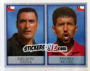 Sticker Nelson Tapia / pedro Reyes - England 1998 n. 201 - Merlin