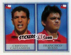 Sticker Cristian Castaneda / Francisco Rojas - England 1998 n. 202 - Merlin