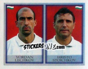 Sticker Yordan Lechkov / Hristo Stoichkov - England 1998 n. 239 - Merlin