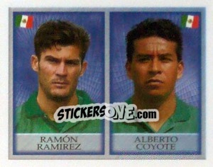 Sticker Ramon Ramirez / alberto Coyote - England 1998 n. 254 - Merlin