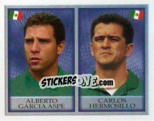 Cromo Alberto Garcia Aspe / Carlos Hermosillo - England 1998 - Merlin