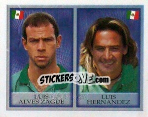 Sticker Luis Alves Zague / Luis Hernandez - England 1998 n. 257 - Merlin