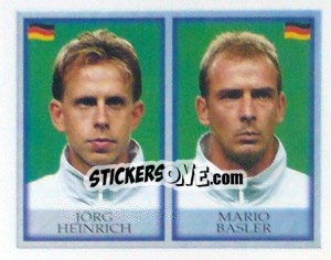 Sticker Jörg Heinrich / mario Basler - England 1998 n. 265 - Merlin