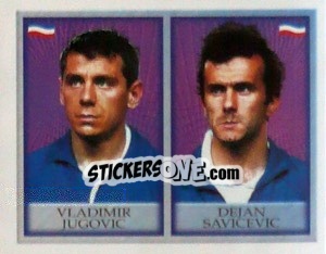 Sticker Vladimir Jugovic / dejan Savicevic - England 1998 - Merlin