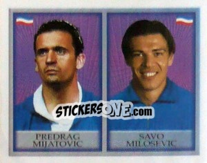 Sticker Predrag Mijatovic / Savo Milosevic - England 1998 n. 274 - Merlin