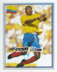 Sticker Faustino Asprilla (Players to Watch) - England 1998 - Merlin