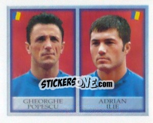 Sticker Gheorghe Popescu / Adrian Ilie - England 1998 - Merlin