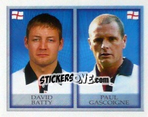 Cromo David Batty / Paul Gascoigne