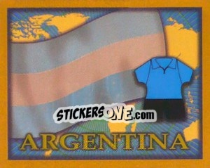 Sticker National Flag & Kit - England 1998 n. 295 - Merlin