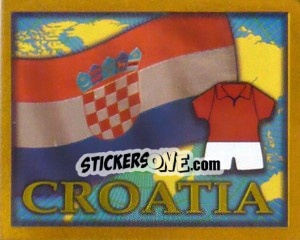 Sticker National Flag & Kit - England 1998 - Merlin