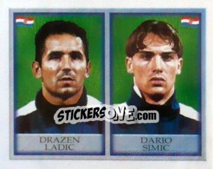 Sticker Drazen Ladic / Dario Simic - England 1998 n. 303 - Merlin