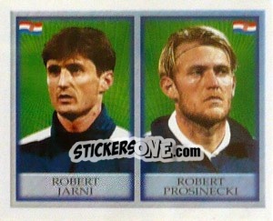 Sticker Robert Jarni / Robert Prosinecki - England 1998 n. 306 - Merlin