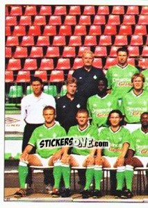 Figurina Équipe (puzzle 1) - Association Sportive de Saint-Étienne 2000-2001 - Panini