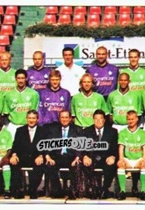 Sticker Équipe (puzzle 2) - Association Sportive de Saint-Étienne 2000-2001 n. 5 - Panini