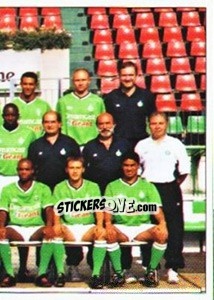 Sticker Équipe (puzzle 3) - Association Sportive de Saint-Étienne 2000-2001 n. 6 - Panini