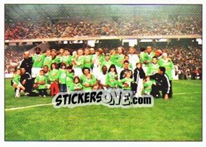 Sticker ASSE - Monaco - Association Sportive de Saint-Étienne 2000-2001 - Panini