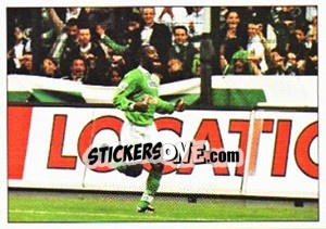 Sticker Guel ou la jole du buteur qui vient... - Association Sportive de Saint-Étienne 2000-2001 n. 17 - Panini